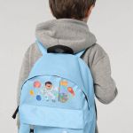 Σχολική Τσάντα Πλάτης Νηπιαγωγείου σε Γαλάζιο Χρώμα, UFO