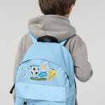 Σχολική Τσάντα Πλάτης Νηπιαγωγείου σε Γαλάζιο Χρώμα, Champions