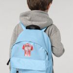 Σχολική Τσάντα Πλάτης Νηπιαγωγείου σε Γαλάζιο Χρώμα, Red