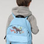 Σχολική Τσάντα Πλάτης Νηπιαγωγείου σε Γαλάζιο Χρώμα, Dino