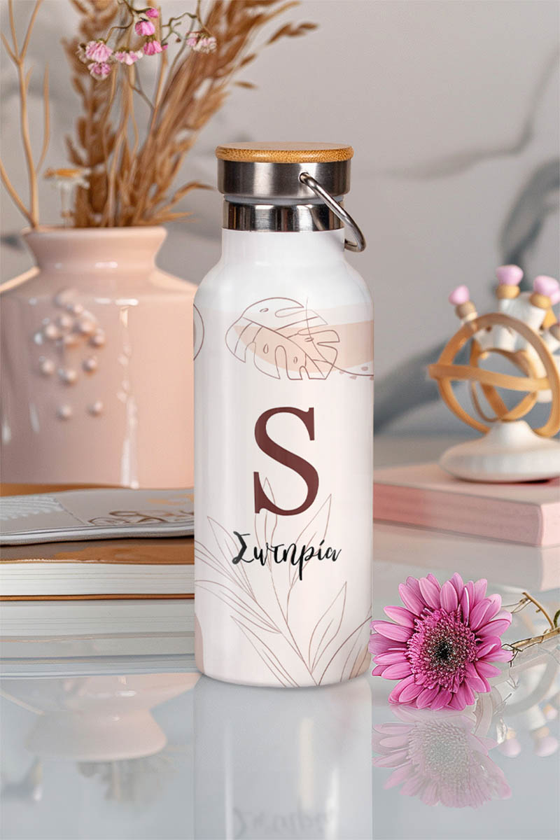 Μπουκάλι Θερμός, Ανοξείδωτo με Προσωποποίηση, Keep Calm