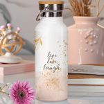 Μπουκάλι Θερμός, Ανοξείδωτo με Προσωποποίηση, Love Laugh