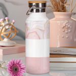 Μπουκάλι Θερμός, Ανοξείδωτo με Προσωποποίηση, Pink Form