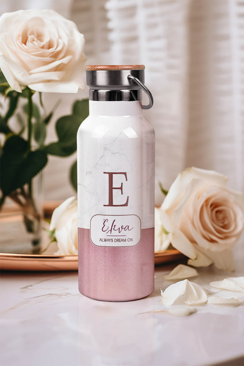 Μπουκάλι Θερμός, Ανοξείδωτo με Προσωποποίηση, Dream On