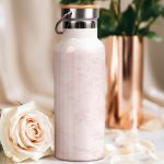 Μπουκάλι Θερμός, Ανοξείδωτo με Προσωποποίηση, Purple Rose