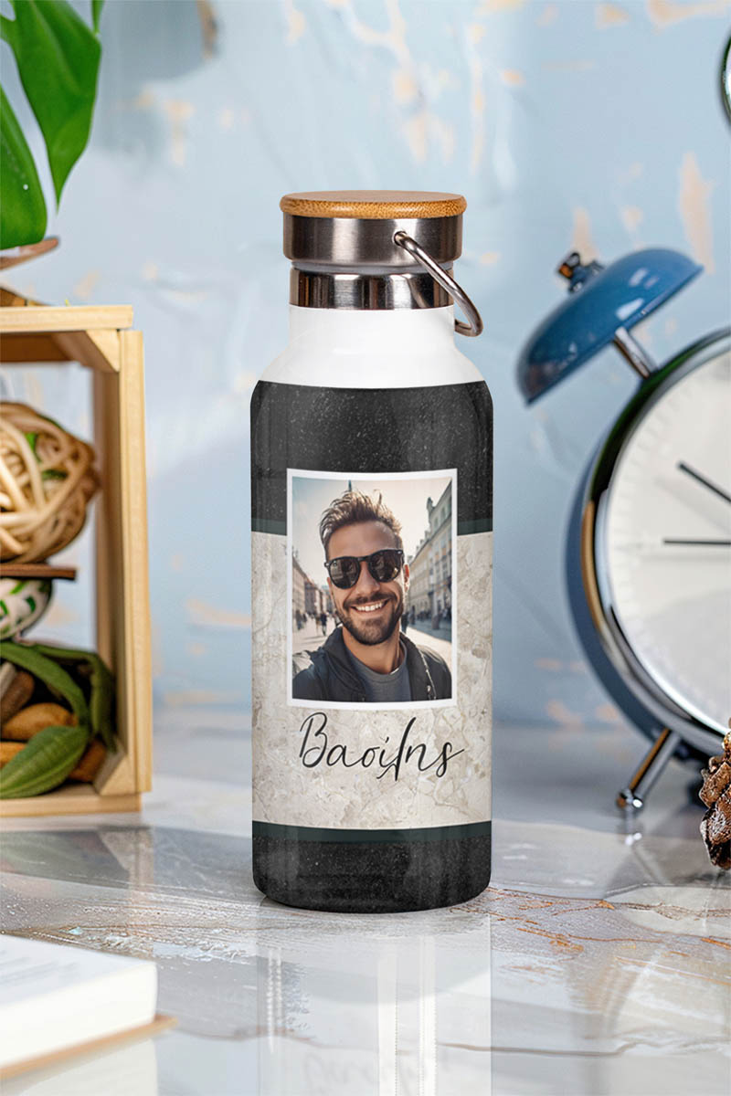 Μπουκάλι Θερμός, Ανοξείδωτo με Προσωποποίηση, No Limits