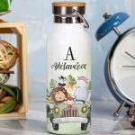 Μπουκάλι Θερμός, Ανοξείδωτo με Προσωποποίηση, Safari