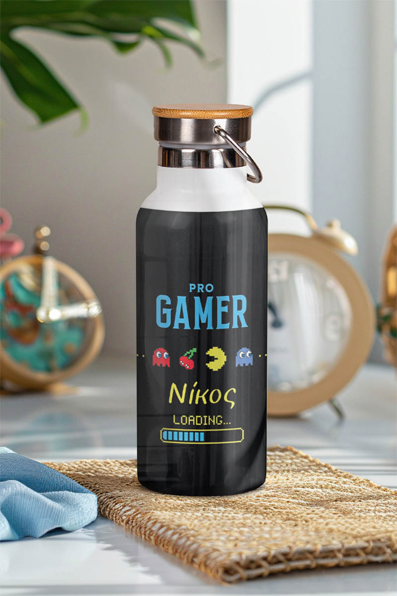 Μπουκάλι Θερμός, Ανοξείδωτo με Προσωποποίηση, Pacman