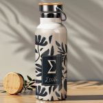 Μπουκάλι Θερμός, Ανοξείδωτo με Προσωποποίηση, Full Leaves