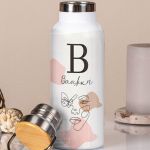 Μπουκάλι Θερμός, Ανοξείδωτo με Προσωποποίηση, Art Face