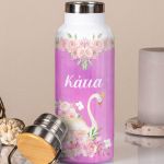 Μπουκάλι Θερμός, Ανοξείδωτo με Προσωποποίηση, Glow Swan