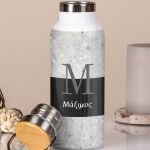 Μπουκάλι Θερμός, Ανοξείδωτo με Προσωποποίηση, Mosaic Line