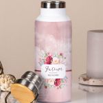 Μπουκάλι Θερμός, Ανοξείδωτo με Προσωποποίηση, Wild Flower