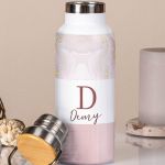 Μπουκάλι Θερμός, Ανοξείδωτo με Προσωποποίηση, Pink Form