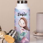 Μπουκάλι Θερμός, Ανοξείδωτo με Προσωποποίηση, Mermaid