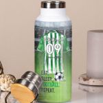 Μπουκάλι Θερμός, Ανοξείδωτo με Προσωποποίηση, Green King