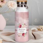 Μπουκάλι Θερμός, Ανοξείδωτo με Προσωποποίηση, Wild Flower