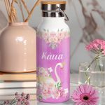 Μπουκάλι Θερμός, Ανοξείδωτo με Προσωποποίηση, Glow Swan