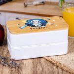 Δοχείου Φαγητού 2 Επιπέδων, με το Όνομα του Παιδιού, Astro Life