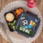 Δοχείο Φαγητού με Χώρισμα & το Όνομα του Παιδιού, Shot Goal