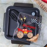 Δοχείο Φαγητού με Χώρισμα & το Όνομα του Παιδιού, Truck Race