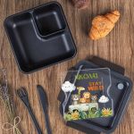 Δοχείο Φαγητού με Χώρισμα & το Όνομα του Παιδιού, Stay Wild