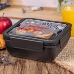 Δοχείο Φαγητού με Χώρισμα & το Όνομα του Παιδιού, Truck Race