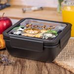 Δοχείο Φαγητού με Χώρισμα & το Όνομα του Παιδιού, Jungle Roar