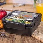 Δοχείο Φαγητού με Χώρισμα & το Όνομα του Παιδιού, Stay Wild