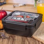 Δοχείο Φαγητού με Χώρισμα & το Όνομα του Παιδιού, Motor Fun