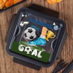 Δοχείο Φαγητού με Χώρισμα & το Όνομα του Παιδιού, Shot Goal