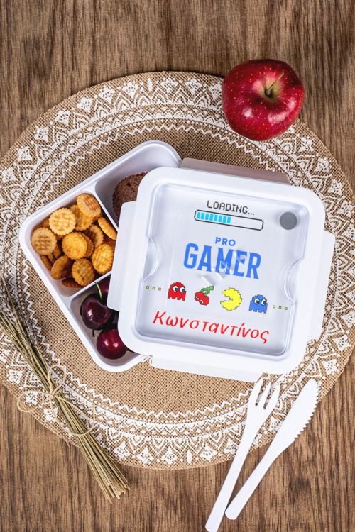 Δοχείο Φαγητού με Χώρισμα & το Όνομα του Παιδιού, Arcade Load
