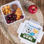 Δοχείο Φαγητού με Χώρισμα & το Όνομα του Παιδιού, Shot Goal