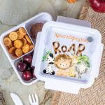 Δοχείο Φαγητού με Χώρισμα & το Όνομα του Παιδιού, Jungle Roar