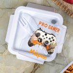 Δοχείο Φαγητού με Χώρισμα & το Όνομα του Παιδιού, Pro Gamer