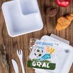 Δοχείο Φαγητού με Χώρισμα & το Όνομα του Παιδιού, Shot Goal
