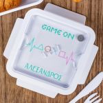 Δοχείο Φαγητού με Χώρισμα & το Όνομα του Παιδιού, Super Play