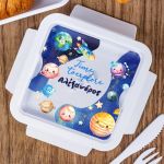 Δοχείο Φαγητού με Χώρισμα & το Όνομα του Παιδιού, Explore Time